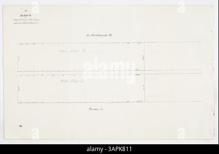 Ce plat Book (Livre 2) du comté de équipé Louis fournit des informations détaillées sur la cartographie et la propriété foncière pour des régions incluant North County, Southwest City et South County. Banque D'Images