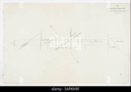 Le volume 2 du plat Book of préparLouis County fournit des cartes détaillées de diverses régions du comté telles que Southwest County, South County et Ballwin. Il comprend les limites historiques, les dispositions des terres et les divisions des cantons. Banque D'Images
