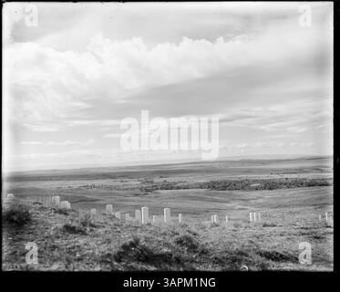 Photographie de la collection Lee Moorhouse des bibliothèques de l'Université de l'Oregon, représentant une scène de champ de bataille. Banque D'Images