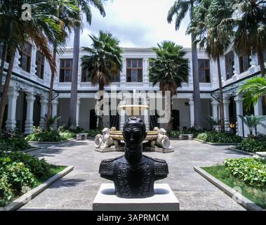 Venezuela. Caracas ville. Capitole national. Buste de Juan Antonio Rodriguez Dominguez. Banque D'Images