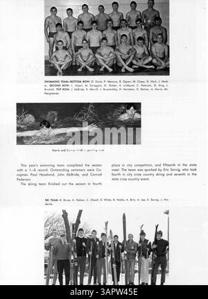L’édition 1964 du Hesperian Yearbook de West High documente les événements et les chiffres clés de l’année scolaire 1963-1964, y compris le rôle de l’histoire afro-américaine pendant cette période. Banque D'Images