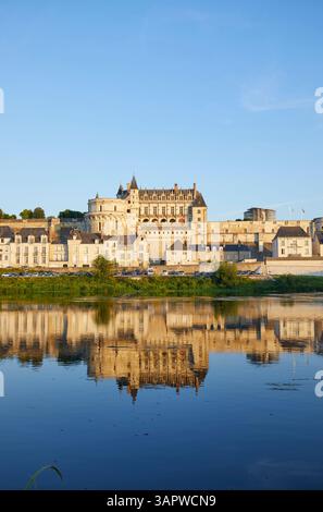 Château d'Amboise, Indre-et-Loire département, Vallée de la Loire, France Banque D'Images