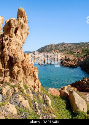 Grotte d'escalier de la grotte de Neptune à Alghero, Capo Caccia en Sardaigne italie Banque D'Images