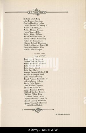 Blake Yearbook 1932, Call-O'-Pan, chroniques des étudiants, des enseignants, des clubs, athlétisme, et événements notables de l'année académique 1931-1932. Banque D'Images
