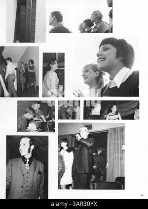 L'annuaire 1969 '69 Tradewind' présente les étudiants, les enseignants, les clubs, l'athlétisme, et met en lumière l'histoire et la culture afro-américaines de l'année scolaire 1968-1969. Banque D'Images
