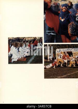 L’édition 1980 de l’annuaire talons de la Cooper High School de Robbinsdale met en lumière les réalisations scolaires, la participation parascolaire et les événements scolaires importants. Banque D'Images
