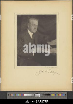 Photographie de la collection Doris Ulmann de John A. Fordyce, conservée dans les bibliothèques de l'Université de l'Oregon. Banque D'Images