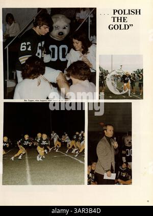 L'annuaire Bear '79 de 1979 du Lincoln High documente les événements de l'année universitaire 1978-1979, y compris les activités des étudiants, la participation des professeurs, l'athlétisme et les clubs. Banque D'Images