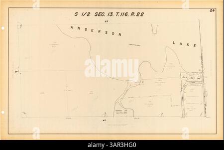 Cet atlas fournit une collection approfondie de cartes documentant la propriété, les lignes de coupe et les chemins de fer à Eden Prairie, Minnesota, ainsi qu'un index des ajouts à des fins de référence et de planification. Banque D'Images
