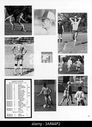 L'annuaire de Washburn 1980, Nineteen Eighty Wahian, fournit un aperçu détaillé du corps étudiant, des professeurs, des clubs et des événements sportifs de l'année scolaire 1979-1980. Banque D'Images