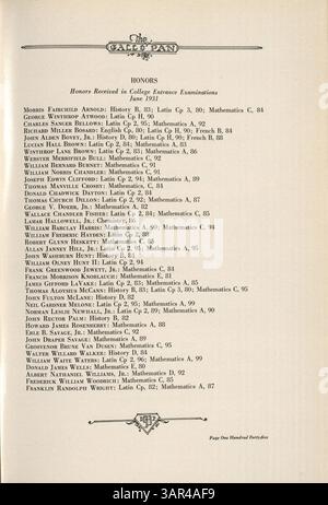 Blake Yearbook 1932, Call-O'-Pan, enregistre les étudiants, les enseignants, les clubs, athlétisme et événements qui ont défini l'année scolaire 1931-1932. Banque D'Images