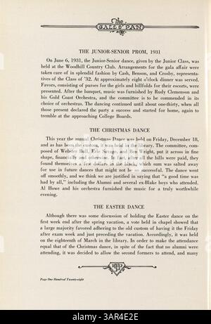 Blake Yearbook 1932, Call-O'-Pan, documente les étudiants, les enseignants, les clubs, athlétisme, et événements importants de l'année scolaire 1931-1932. Banque D'Images
