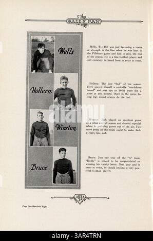 Le Blake Yearbook 1932, Call-O'-Pan, documente les événements importants, les clubs, l'athlétisme et les personnes qui ont défini l'année scolaire 1931-1932 à Blake. Banque D'Images