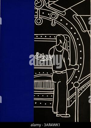 L'annuaire Centralian 1936 de Central High School reprend les faits saillants de l'année académique 1935-1936, mettant en vedette les étudiants, les professeurs, l'athlétisme et les événements importants, avec un accent sur l'histoire afro-américaine. Banque D'Images