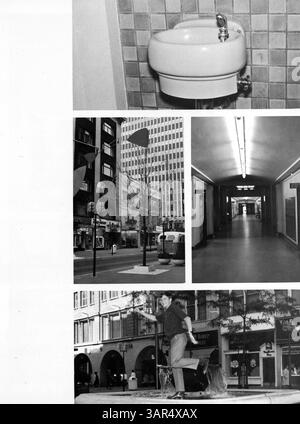 L'annuaire '69 Tradewind' de 1969 capture les principaux aspects de l'année scolaire 1968-1969, y compris les étudiants, les enseignants, l'athlétisme et l'histoire afro-américaine. Banque D'Images