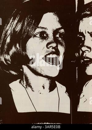 L'annuaire 'Echowan' 1967 de l'école secondaire Louis Park documente les élèves, les enseignants, les clubs, l'athlétisme et les événements de l'année scolaire 1966-1967. Banque D'Images
