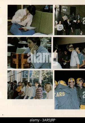 L'édition 1979 du Lincoln High Yearbook, Bear '79, commémore la vie étudiante, les enseignants, les événements sportifs, clubs, et autres activités importantes de l'année scolaire 1978-1979. Banque D'Images