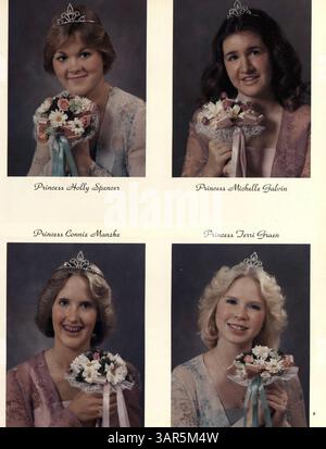 L'Orateur Yearbook 1980 de Patrick Henry High School fournit un aperçu complet de l'année scolaire 1979-1980, documentant les élèves, les enseignants, l'athlétisme, les clubs, et des événements scolaires. Banque D'Images
