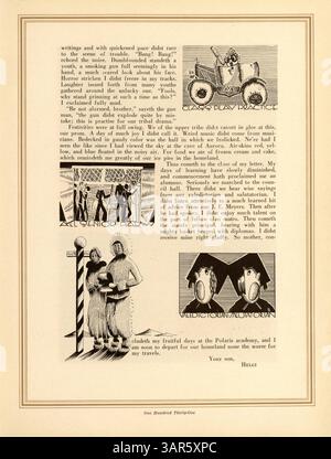L'annuaire « Polaris » 1928 documente l'année scolaire 1927-1928 à North High School, mettant en évidence les élèves, les enseignants, les clubs, l'athlétisme, et l'histoire afro-américaine. Banque D'Images