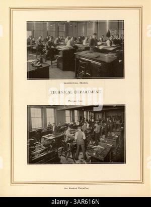 L'annuaire « Polaris » de 1928 de North High School documente la vie étudiante, le corps professoral, l'athlétisme, les clubs et l'histoire afro-américaine au cours de l'année scolaire 1927-1928/09. Banque D'Images