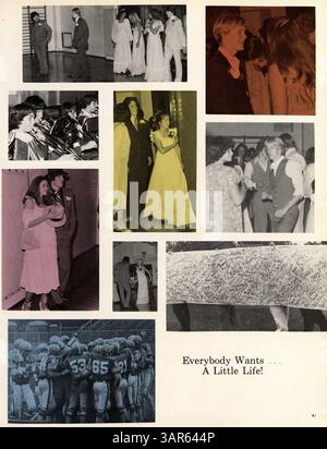 Cet annuaire du lycée de 1980 documente les élèves, les enseignants, les clubs, l'athlétisme et les événements de Washburn High School au cours de l'année scolaire 1979-1980. Banque D'Images