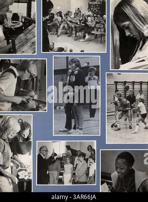 L'Annuaire de Washburn 1980, 'Wahian', capture les élèves, les enseignants, les clubs scolaires, athlétisme et événements clés de l'année scolaire 1979-1980 à Washburn High School. Banque D'Images