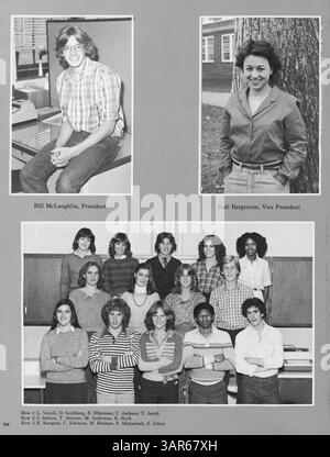 Le Washburn Yearbook 1980, Nineteen Eighty Wahian, célèbre les étudiants, l'athlétisme, et parascolaires à Washburn High School pendant l'année scolaire 1979-1980. Banque D'Images