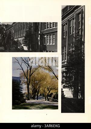 L'annuaire 'Wahian' 1967 de Washburn High School documente les principaux événements de l'année scolaire 1966-1967, y compris les activités des étudiants, les clubs, l'athlétisme et la célébration de l'histoire afro-américaine au sein de la communauté scolaire. Banque D'Images