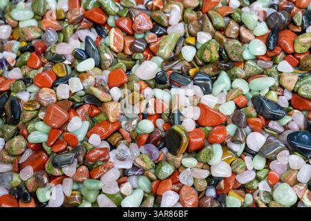 Semi Precious Stones Pick n Mix à Springbok, Afrique du Sud Banque D'Images
