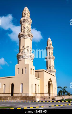 Mosquée Sultan Qaboos à as Suwayq, Oman Banque D'Images