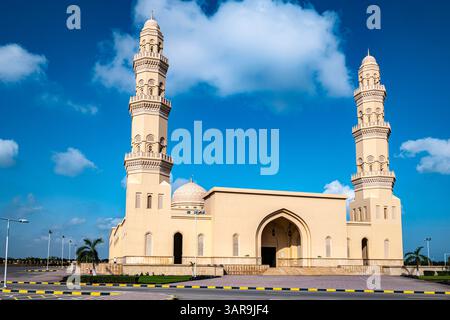 Mosquée Sultan Qaboos à as Suwayq, Oman Banque D'Images