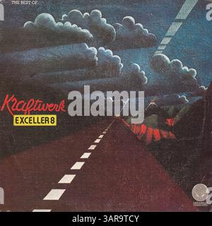 Kraftwerk - Exceller 8 - couverture de disque vinyle vintage Banque D'Images