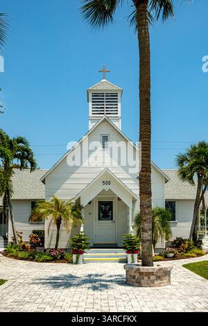 Chapelle communautaire de Melbourne Beach, Ocean Avenue, Melbourne Beach, Floride Banque D'Images
