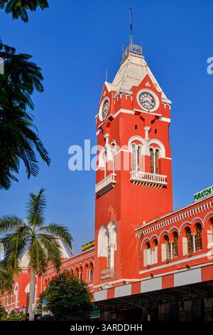 Inde, État du Tamil Nadu, Chennai (Madras), Gare centrale Banque D'Images