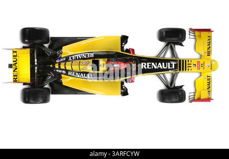 31 janvier 2010 - Valence, Espagne - Renault R30..Renault R30 Studio Shoot, 31 janvier 2010. Banque D'Images