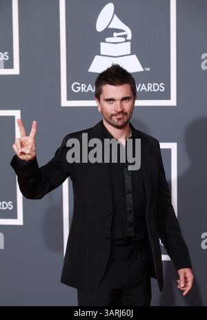 Jan 31, 2010 - Los Angeles, Californie, États-Unis - JUANES arrive pour le spectacle des Grammy Awards. (Crédit : © Lisa O'Connor/ZUMA Press) Banque D'Images