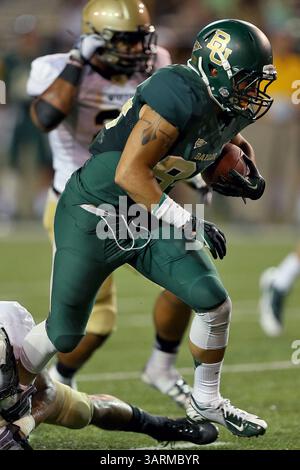 31 août 2013 - Waco, Texas, États-Unis S - le receveur des Baylor Bears Lynx Hawthorne (84) en action pendant le match entre les Wofford Terriers et les Baylor Bears au stade Floyd Casey à Waco, Texas. Baylor bat Woffard 69 à 3. (Crédit image : © Dan Wozniak/ZUMAPRESS.com) Banque D'Images