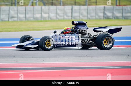 26 octobre 2013 - Austin, Texas, États-Unis d'Amérique - 26 octobre 2013 : SVRA Group 9 au U.S. Vintage Racing National Championship au circuit of the Americas, Austin, TX. (Crédit image : © Mario Cantu/Cal Sport Media/ZUMAPRESS.com) Banque D'Images