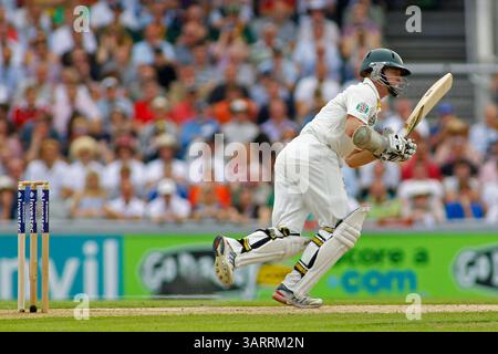 MANCHESTER, ANGLETERRE - 01 août : Chris Rogers pendant la première journée du troisième match test Investec Ashes au terrain de cricket Old Trafford, le 1er août 2013 à Londres, Angleterre. (Photo de Mitchell Gunn/ESPA)(image de crédit : © ESPA photo Agency/Cal Sport Media/ZUMAPRESS.com) Banque D'Images