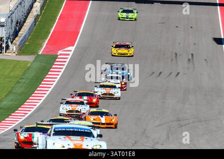 22 septembre 2013 - Austin, Texas, U. S - le démarrage de la World Endurance Championship Race (FIA/WEC) sur le circuit of the Americas à Austin, Texas. (Crédit image : © Dan Wozniak/ZUMAPRESS.com) Banque D'Images
