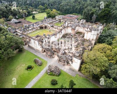 Couvent et église de l'ordre des Récollectes, Convento la Recoleccion, Antigua, Guatemala Banque D'Images