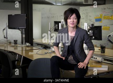 23 août 2013 - San Francisco, CA, USA - Sue Gardner, directrice générale de la Wikimedia Foundation, pose pour portrait dans les bureaux de Wikimedia à San Francisco, Calif, 23 août 2013. (Crédit image : © Lipo Ching/MCT/ZUMAPRESS.com) Banque D'Images