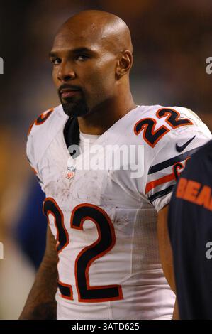 22 septembre 2013 : Matt forte #22 lors du match Pittsburgh Steelers vs Chicago Bears à Pittsburgh, PA au Heinz Field. (Crédit image : © Jason Pohuski/Cal Sport Media/ZUMAPRESS.com) Banque D'Images