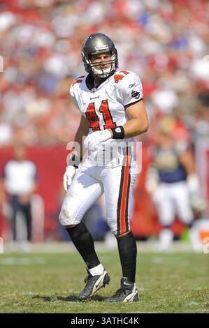 24 octobre 2010 - Tampa, Floride, États-Unis - sécurité des Buccaneers de Tampa Bay Corey Lynch (41) lors de la victoire des Bucs 18-17 contre les nouveaux Louis Rams au Raymond James Stadium le 24 octobre 2010 à Tampa, Floride (crédit image : © Scott A. Miller via ZUMA Wire) Banque D'Images