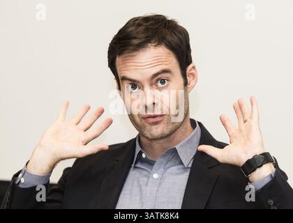 13 mai 2016 - Hollywood, Californie, États-Unis - Bill Hader dans Saturday Night Live et dans 2016 films BfG, Angry Birds (voix), et Star Wars : épisode VII et série télévisée documentaire Now. (Crédit image : © Armando Gallo/ZUMA Studio) Banque D'Images