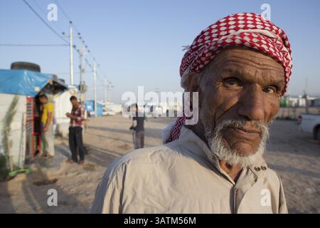 9 mai 2016 - près de la ville de Khanaqin, Irak - homme irakien déplacé à l'intérieur du pays (crédit image : © ton Koene via ZUMA Wire) Banque D'Images