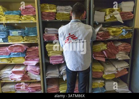 7 mai 2016 - près de Khanaqin City, Irak - dossiers médicaux à Jalala hopsital, Irak (crédit image : © ton Koene via ZUMA Wire) Banque D'Images