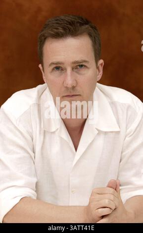 29 juillet 2006 - Los Angeles, CA, États-Unis - photo de . .-.Edward Norton fait la promotion de son film ''The Illusionist'' .à Hollywood, Californie, le 29 juillet 2006..- (crédit image : © Armando Gallo/ZUMA Studio) Banque D'Images