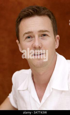 29 juillet 2006 - Los Angeles, CA, États-Unis - photo de . .-.Edward Norton fait la promotion de son film ''The Illusionist'' .à Hollywood, Californie, le 29 juillet 2006..- (crédit image : © Armando Gallo/ZUMA Studio) Banque D'Images