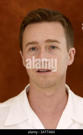 29 juillet 2006 - Los Angeles, CA, États-Unis - photo de . .-.Edward Norton fait la promotion de son film ''The Illusionist'' .à Hollywood, Californie, le 29 juillet 2006..- (crédit image : © Armando Gallo/ZUMA Studio) Banque D'Images